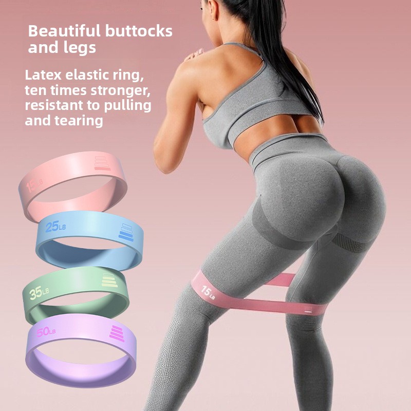 Difference Pilates And Yoga - 15LB-50LB ヨガ弾性リング 異なるレベルの弾性ヨガバンド ストレッチストラップ ストレッチフィットネスバンド ピラティスエクササイズ