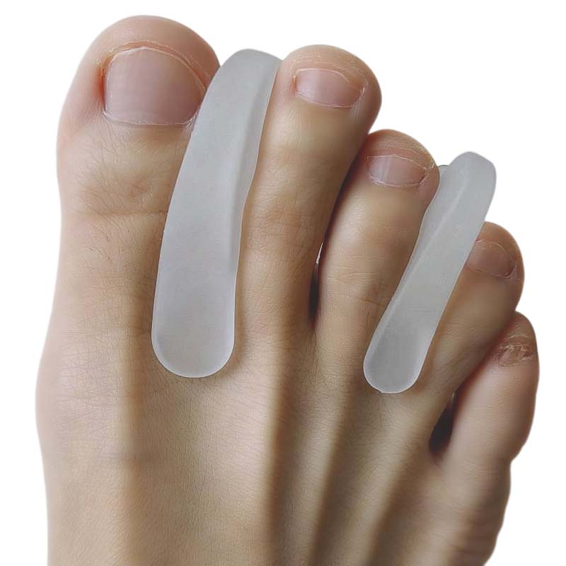 Toe Separator Silicon - シリコンゲルつま先セパレーター,フットケアツール,外反母趾矯正器,シリコン矯正器,矯正プロテクター,1ペア