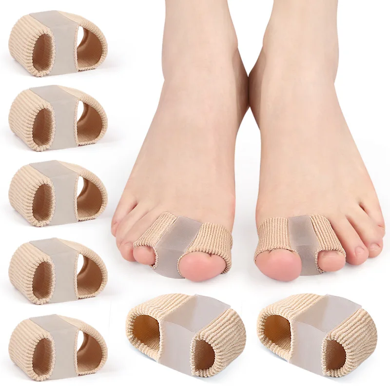Toe Separator Silicon - 外反母趾矯正具 足調整ケア シリコン製つま先セパレーター 痛み軽減 足矯正器 重なり合うつま先セパレーター