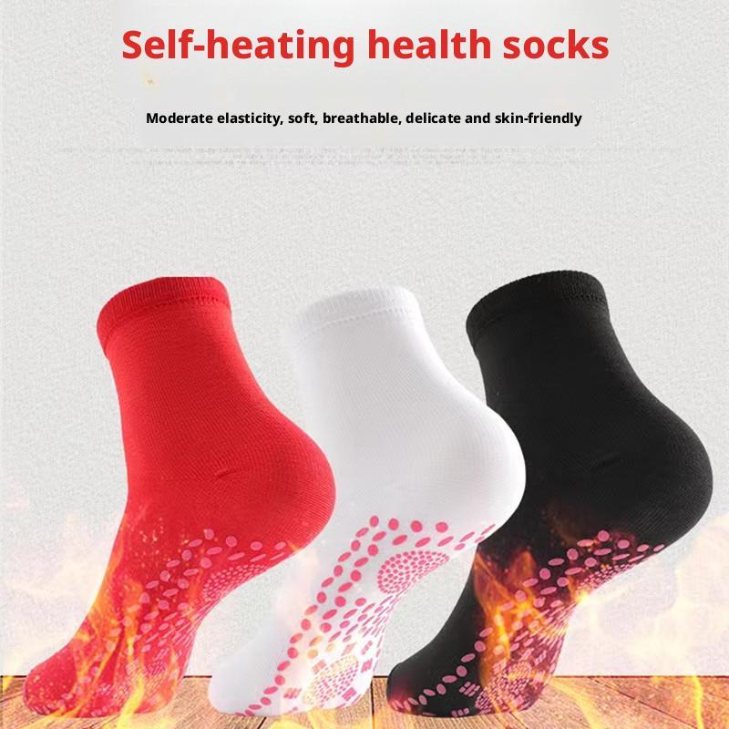 Pilates Yoga Footwear - 1 ペアの純粋な綿のヨガソックスフィットネスピラティス女性用ソックスシリコン滑り止めと耐摩耗性フットマッサージアンクルソックス