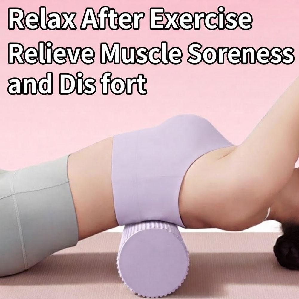 Pilates Yoga Shoes - ヨガフォームローラー EVA 高密度ヨガコラムローラー ピラティスフォームローラー エクササイズバックマッサージローラー ホームフィットネス機器