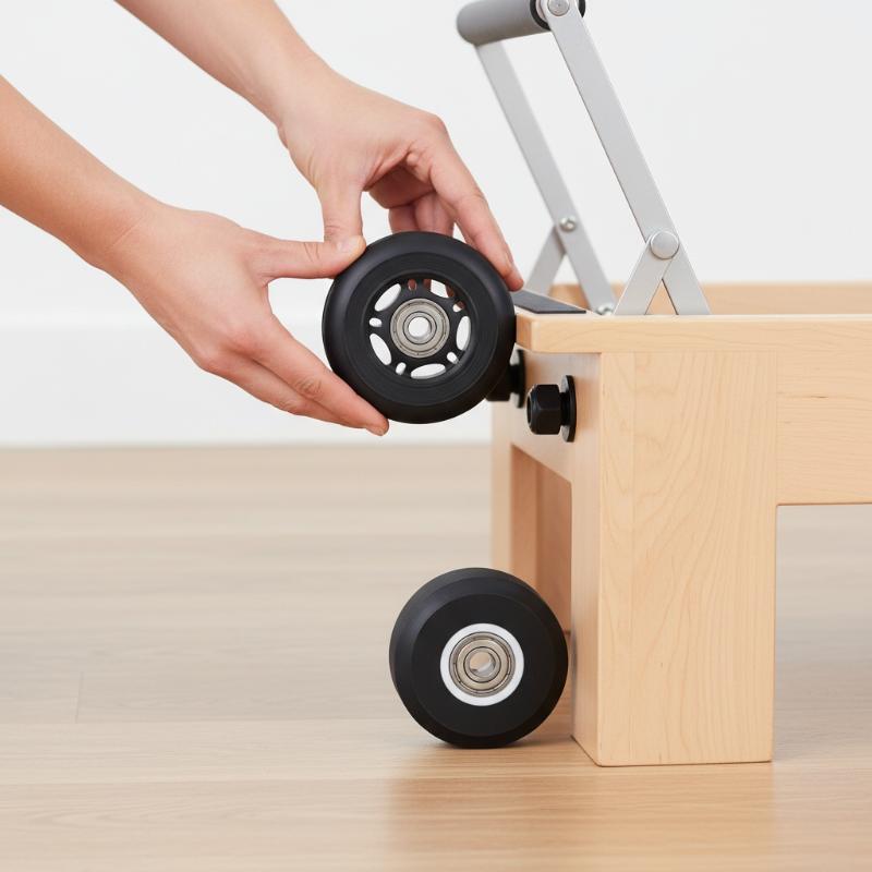 Pilates & Yoga Vida - ピラティスリフォーマーホイール、ピラティスコアベッドパーツサイレントローラーベアリングホイール、家庭用ワークアウトジムフィットネスエクササイズ機器用