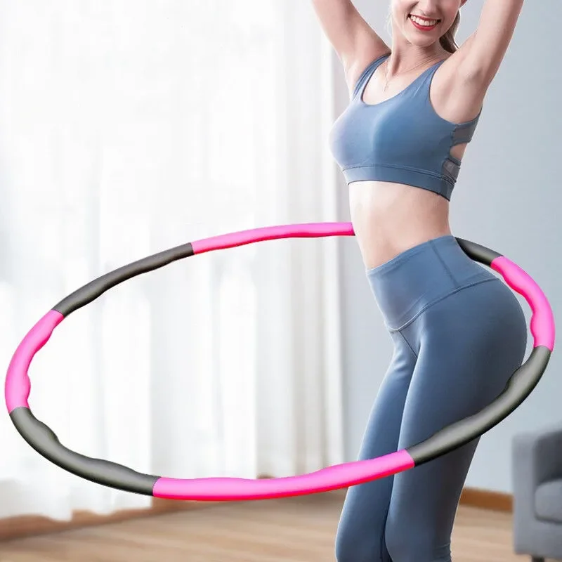 Pilates Yoga Weight Loss - ヨガ取り外し可能なピラティスフープウエストエクササイズ痩身スポーツフープボディビルディングマッサージジム減量フープ1個9/8/7チューブ