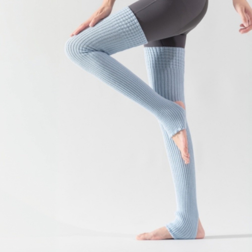 日常着用ニーハイバレエレッグウォーマー無地ソフトロングフット - Pilates Yoga Footwear のレビューと価格