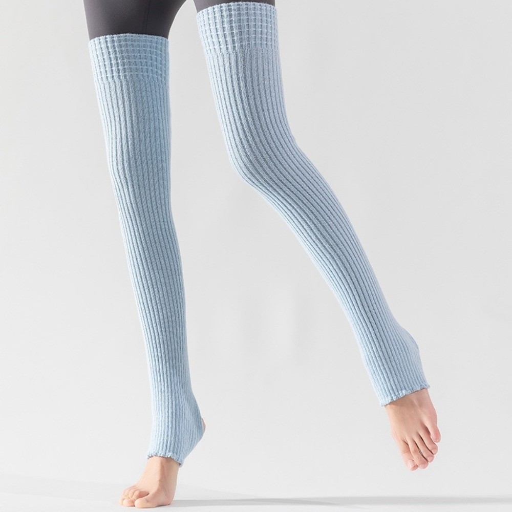 日常着用ニーハイバレエレッグウォーマー無地ソフトロングフット - Pilates Yoga Footwear のレビューと価格