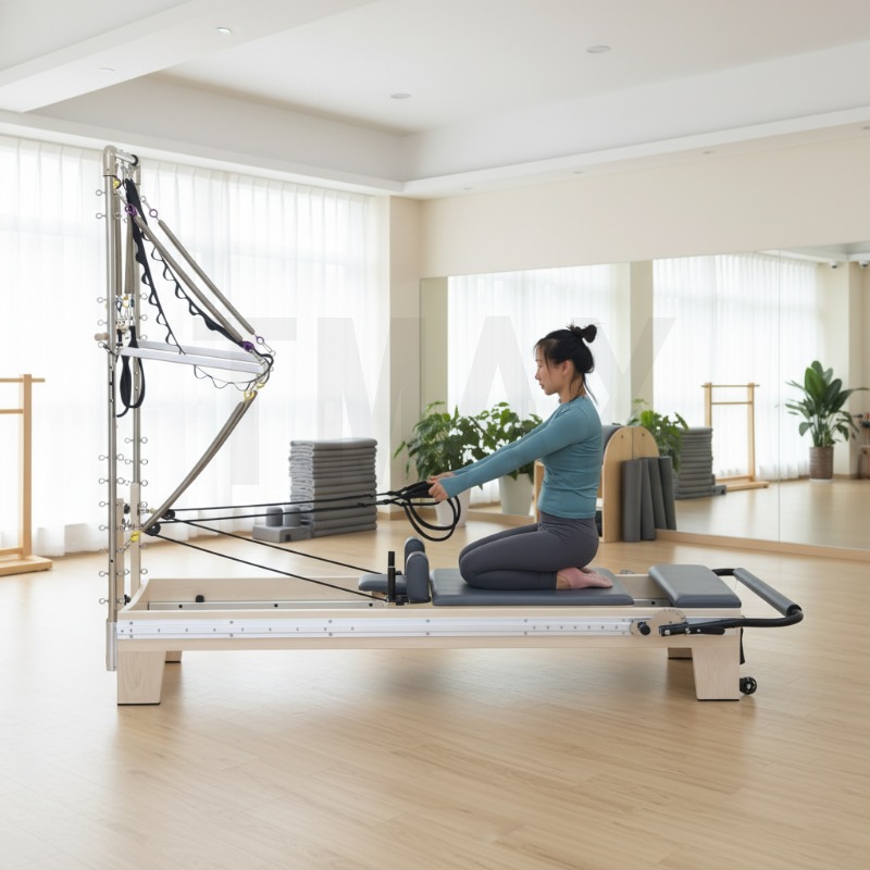 YTYIN Tmax高品質ハーフ台形コアメープル木製ベッドヨ - Pilates Yoga Home Workout のレビューと価格