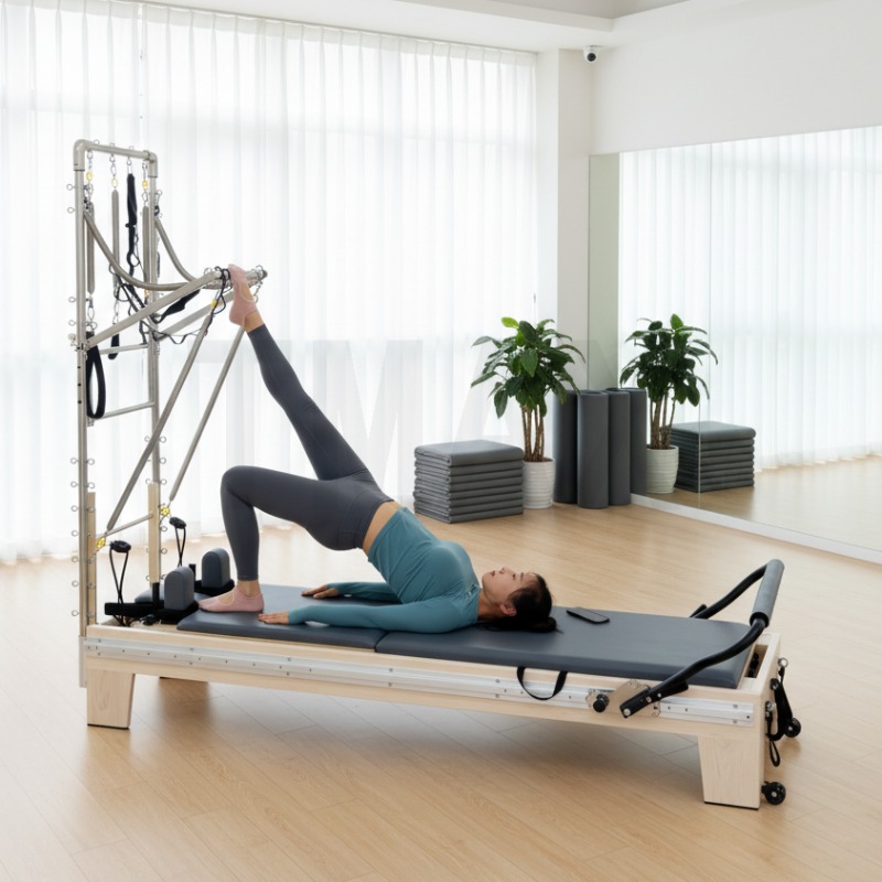 YTYIN Tmax高品質ハーフ台形コアメープル木製ベッドヨ - Pilates Yoga Home Workout のレビューと価格