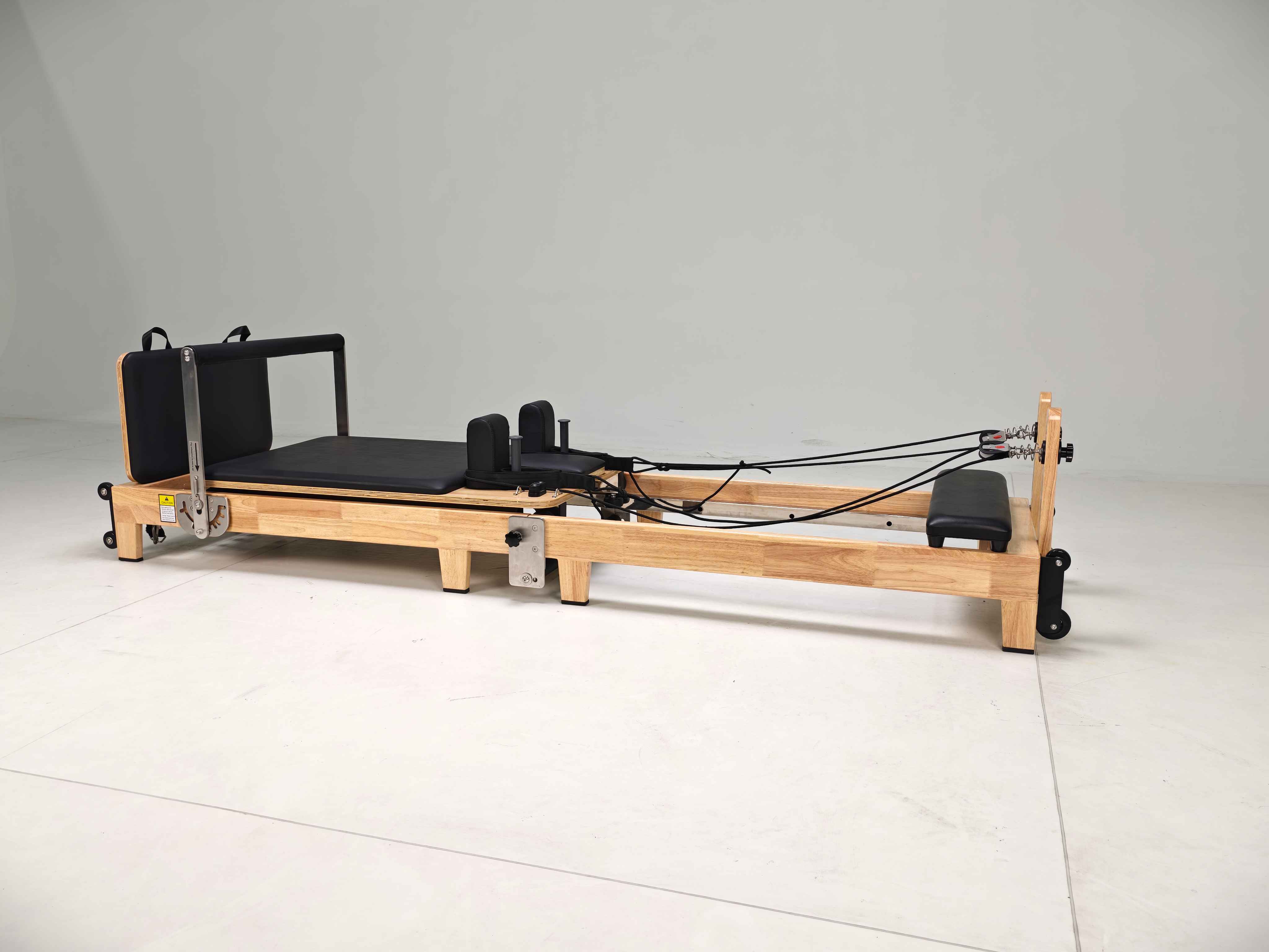 プレミアムオーク折りたたみ式ピラティスリフォーマー、家庭＆ス - Pilates & Yoga Vida のレビューと価格