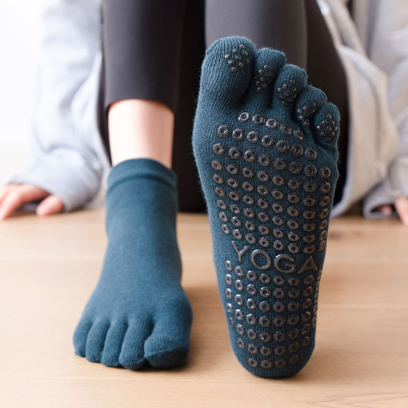 5つま先の滑り止めソックス,通気性,滑り止め,綿,ヨガ,バレ - Pilates Yoga Fitness のレビューと価格