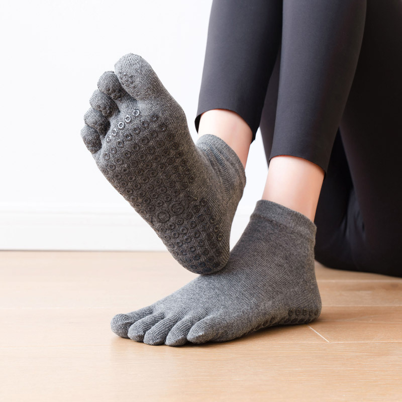 5つま先の滑り止めソックス,通気性,滑り止め,綿,ヨガ,バレ - Pilates Yoga Fitness のレビューと価格