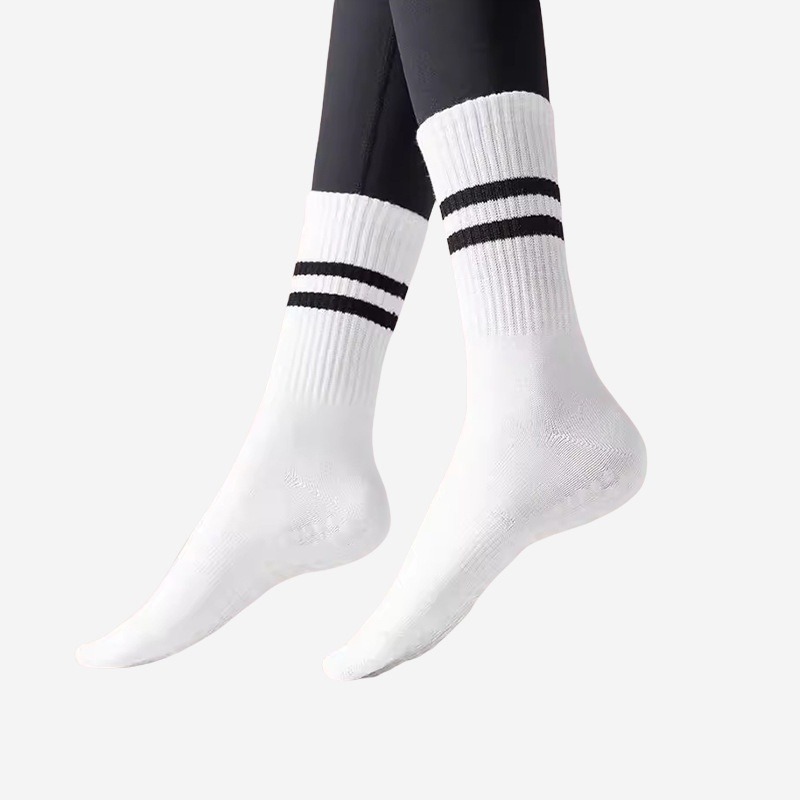レディースミッドカーフ滑り止めヨガフットインソール冬用グリッ - Pilates Yoga Footwear のレビューと価格