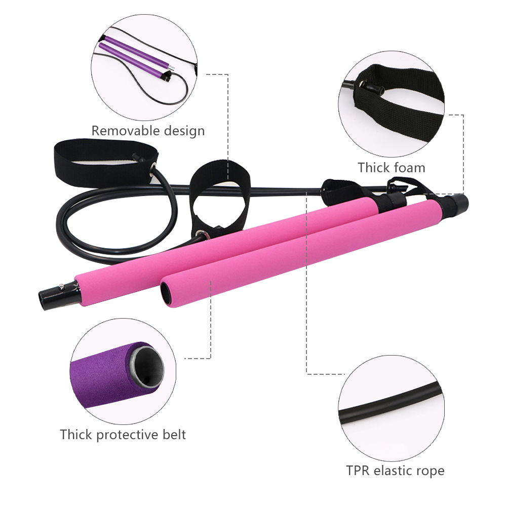 Crossfit,ヨガ,フィットネス,ポータブルロープ用の新 - Pilates Yoga Home Workout のレビューと価格