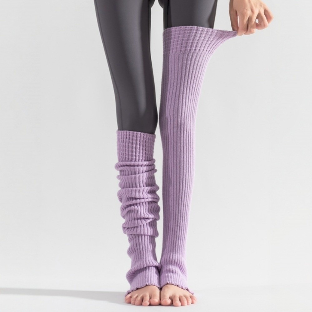日常着用ニーハイバレエレッグウォーマーフットカバーソフトロン - Pilates Yoga Footwear のレビューと価格