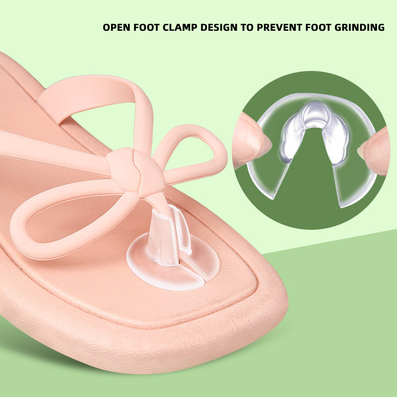 滑り止めの透明なシリコンジェルクッション,サンダル,ビーチサ - Toe Separator Silicon のレビューと価格