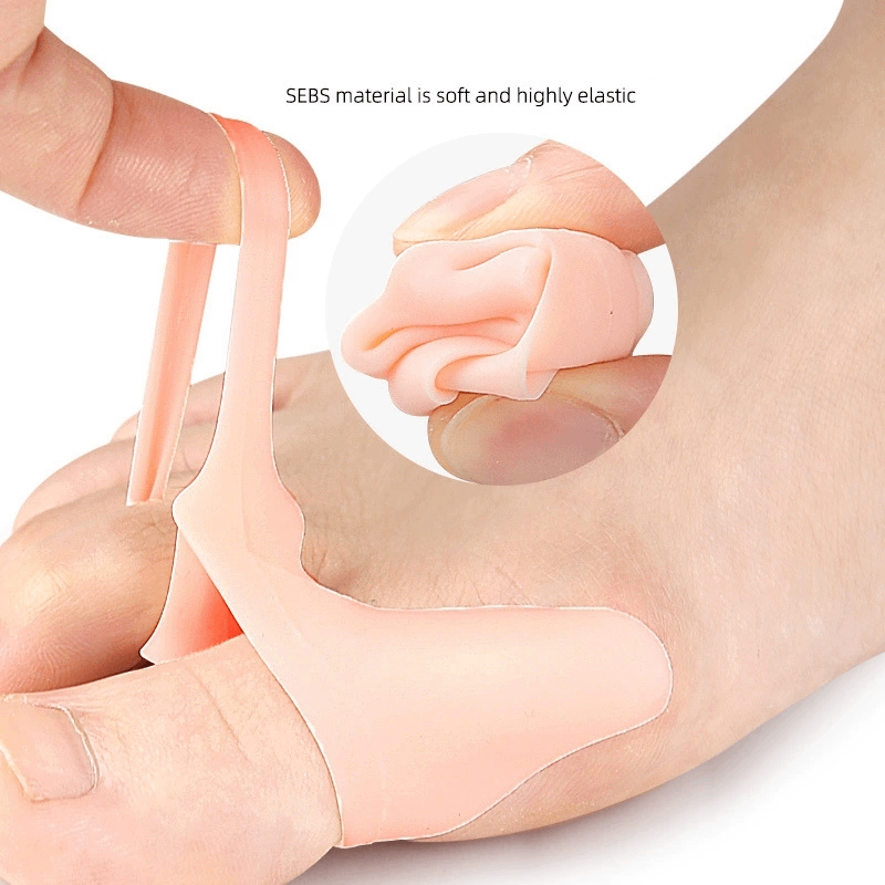 1/2/3 ペア子供用ジェルつま先セパレーター外反母趾コレク - Toe Separator Silicon のレビューと価格