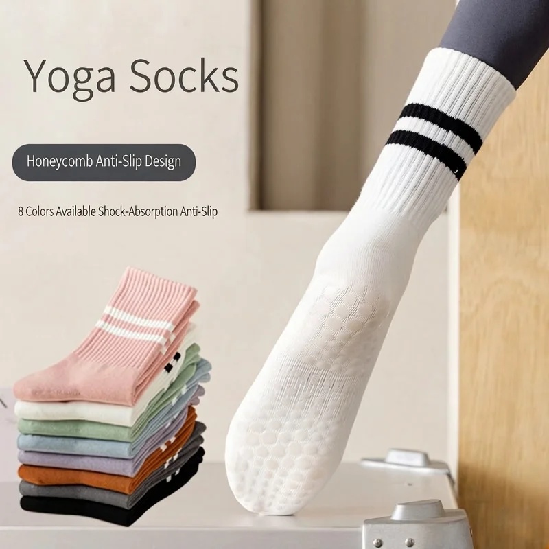 3/6/9/12 ペアヨガソックス滑り止めプロフェッショナル - Pilates Yoga Fitness のレビューと価格