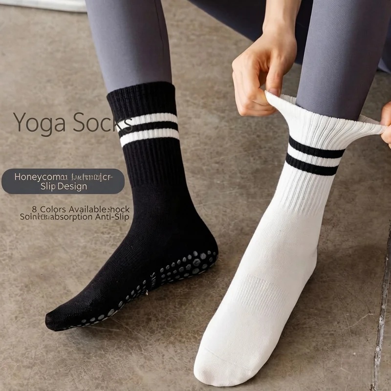 3/6/9/12 ペアヨガソックス滑り止めプロフェッショナル - Pilates Yoga Fitness のレビューと価格