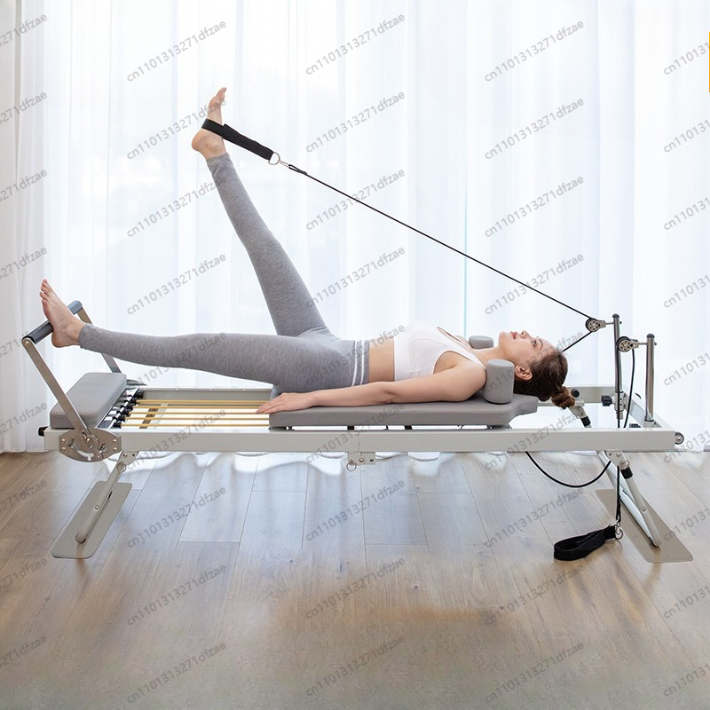 大型折りたたみ式ピラティスリフォーマー器具 コアヨガベッド  - Pilates Yoga Weight Loss のレビューと価格