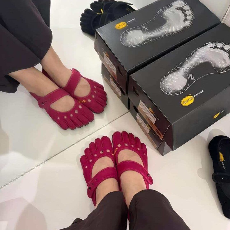 女性用スプリットトゥ5本指ベアフットシューズ、滑り止め、耐摩 - Pilates Yoga Footwear のレビューと価格