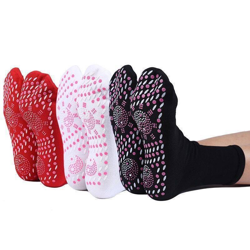 1 ペアの純粋な綿のヨガソックスフィットネスピラティス女性用 - Pilates Yoga Footwear のレビューと価格