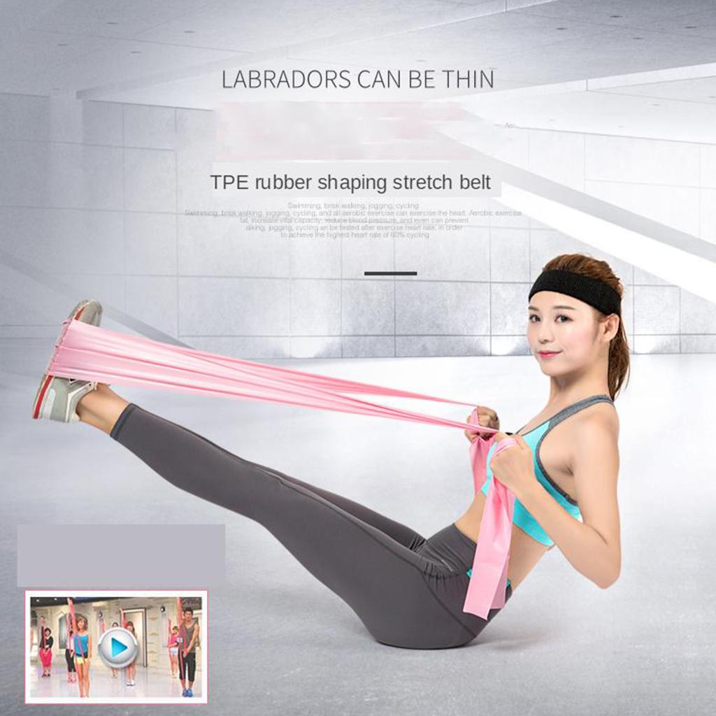 ロングストレッチエクササイズバンド TPEレジスタンスバンド - Pilates Yoga Weight Loss のレビューと価格