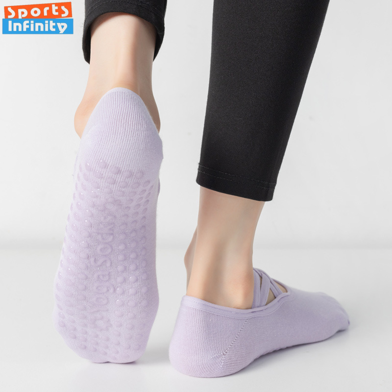 ファッションクロスストラップ背中の開いたヨガソックス女性アン - Pilates Yoga Fitness のレビューと価格