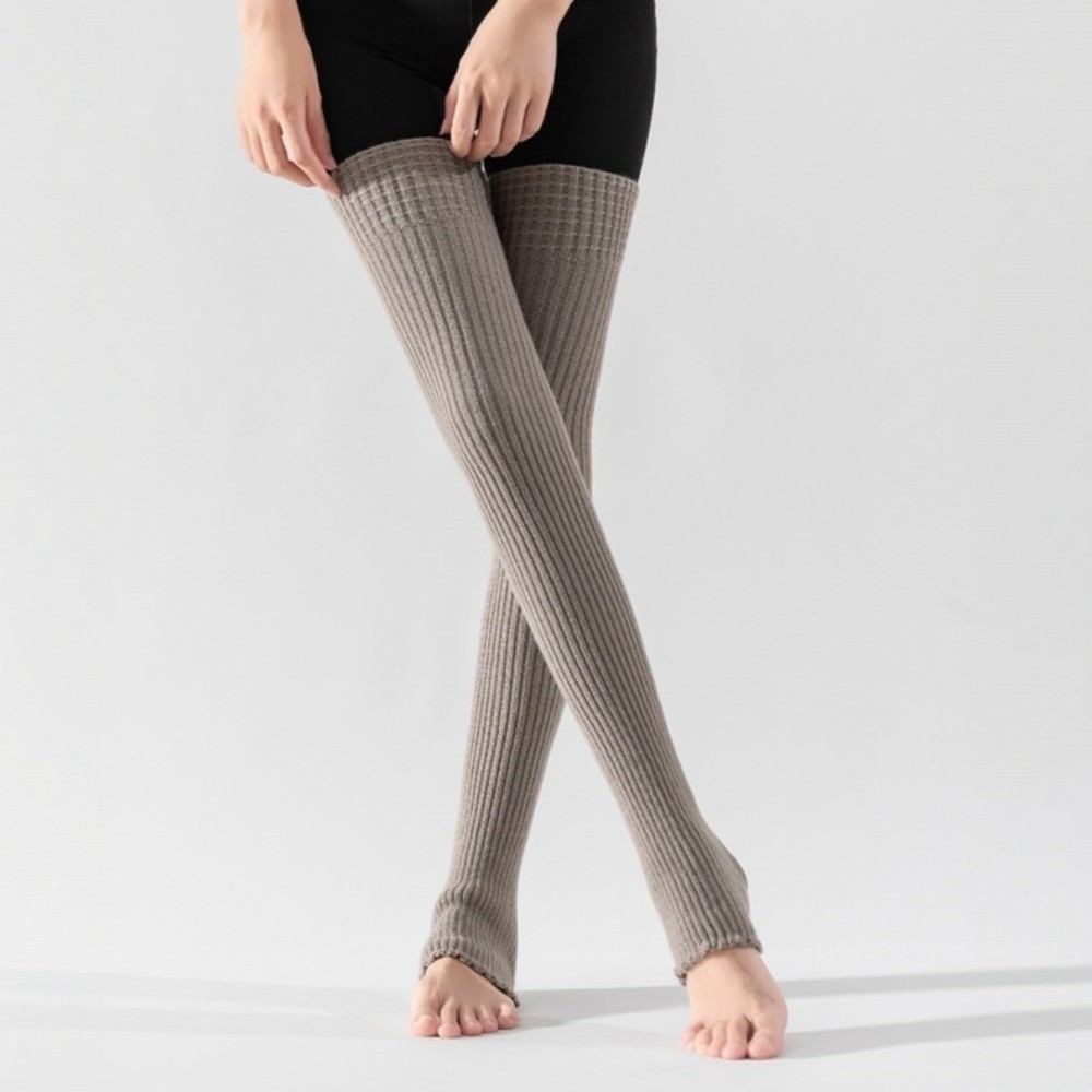 日常使いのニーハイバレエレッグウォーマー、無地のフットカバー - Pilates Yoga Footwear のレビューと価格