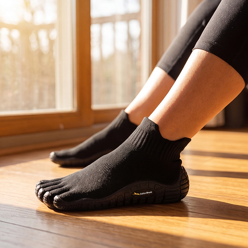 ガロンシャーク ファイブトゥソックス ベアフットシューズ 滑 - Pilates Yoga Footwear のレビューと価格