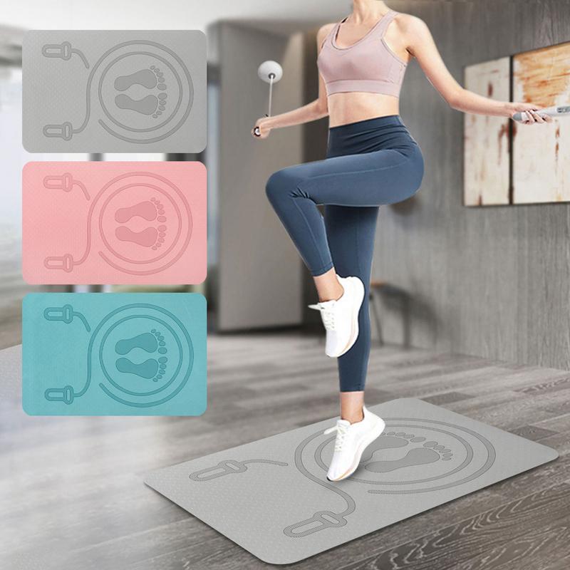6mmジャンプロープマット TPE素材 耐衝撃 防音 エクサ - Pilates Yoga Home Workout のレビューと価格