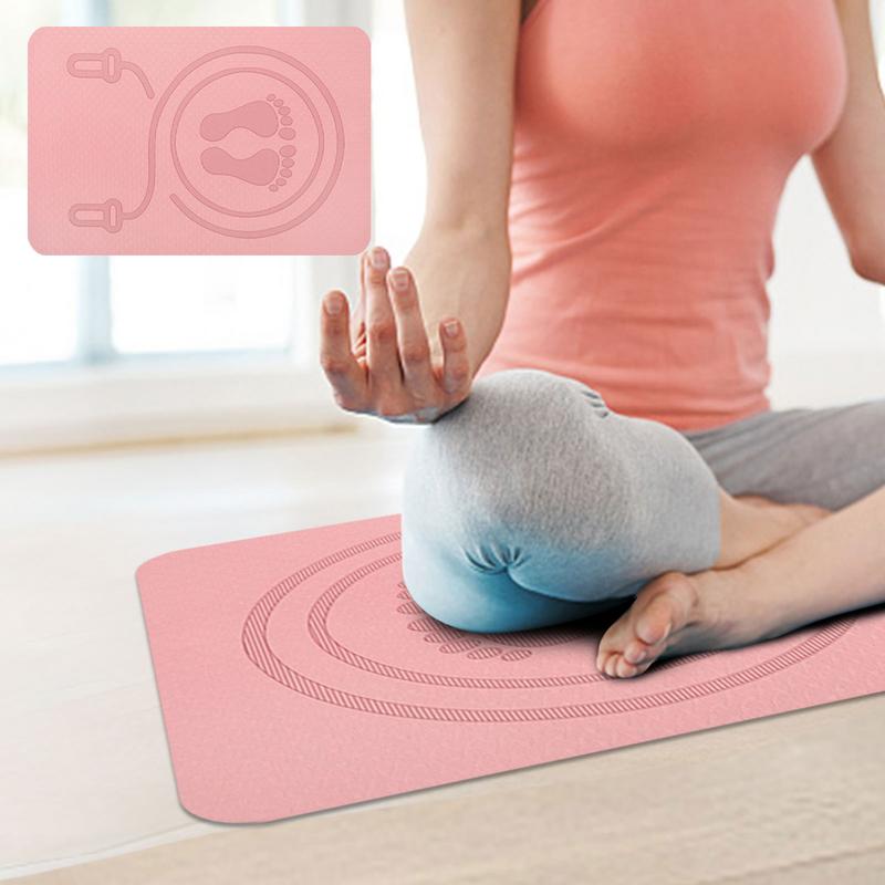 6mmジャンプロープマット TPE素材 耐衝撃 防音 エクサ - Pilates Yoga Home Workout のレビューと価格