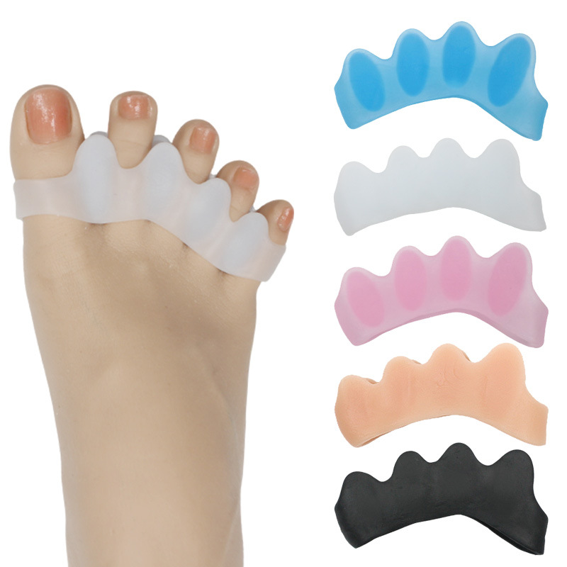1ペアのシリコン製つま先セパレーター、足底筋膜炎、外反母趾の - Toe Separator Silicon のレビューと価格