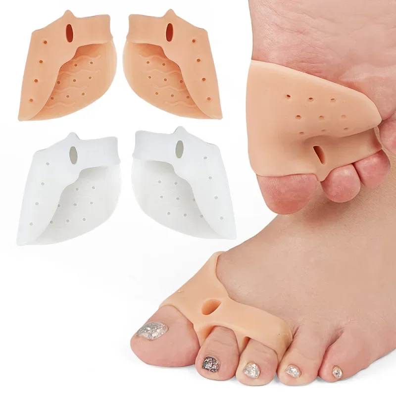 通気性のあるシリコンつま先補正器、外反母趾バッファー、つま先 - Toe Separator Silicon のレビューと価格