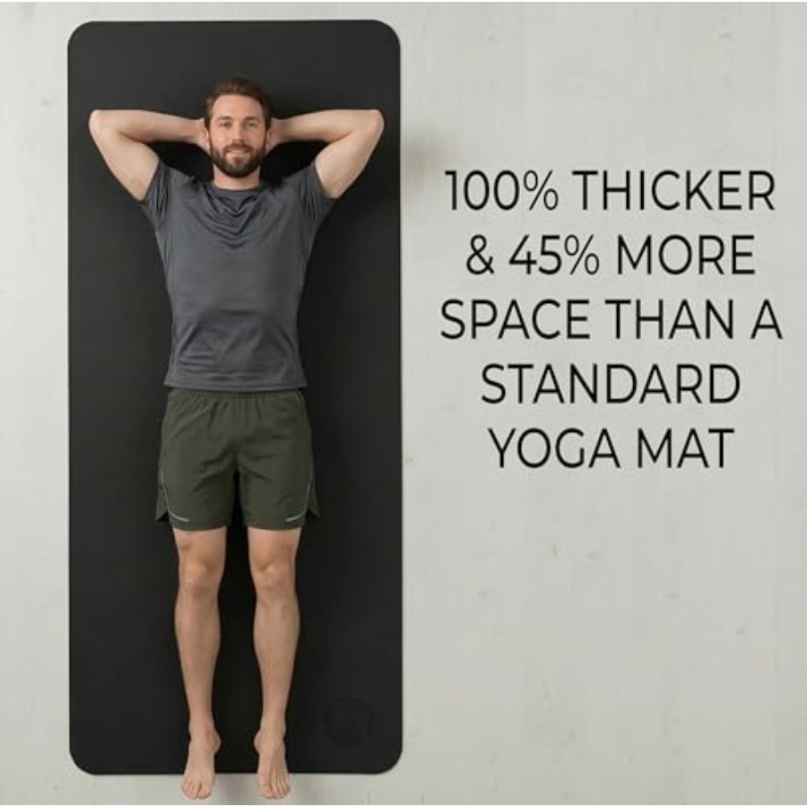 ホームワークアウト用ヨガマット、極厚10mm TPE、ブラッ - Pilates Yoga Home Workout のレビューと価格
