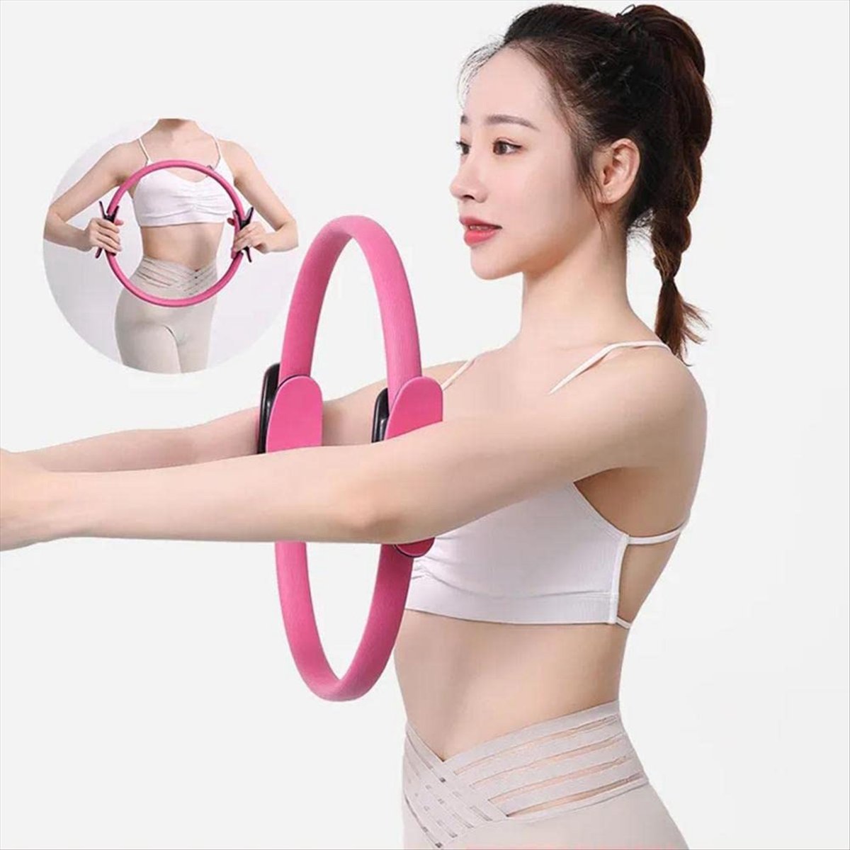 ABPF ピラティス サークル インナー＆アウター太ももを引 - Pilates Yoga Weight Loss のレビューと価格
