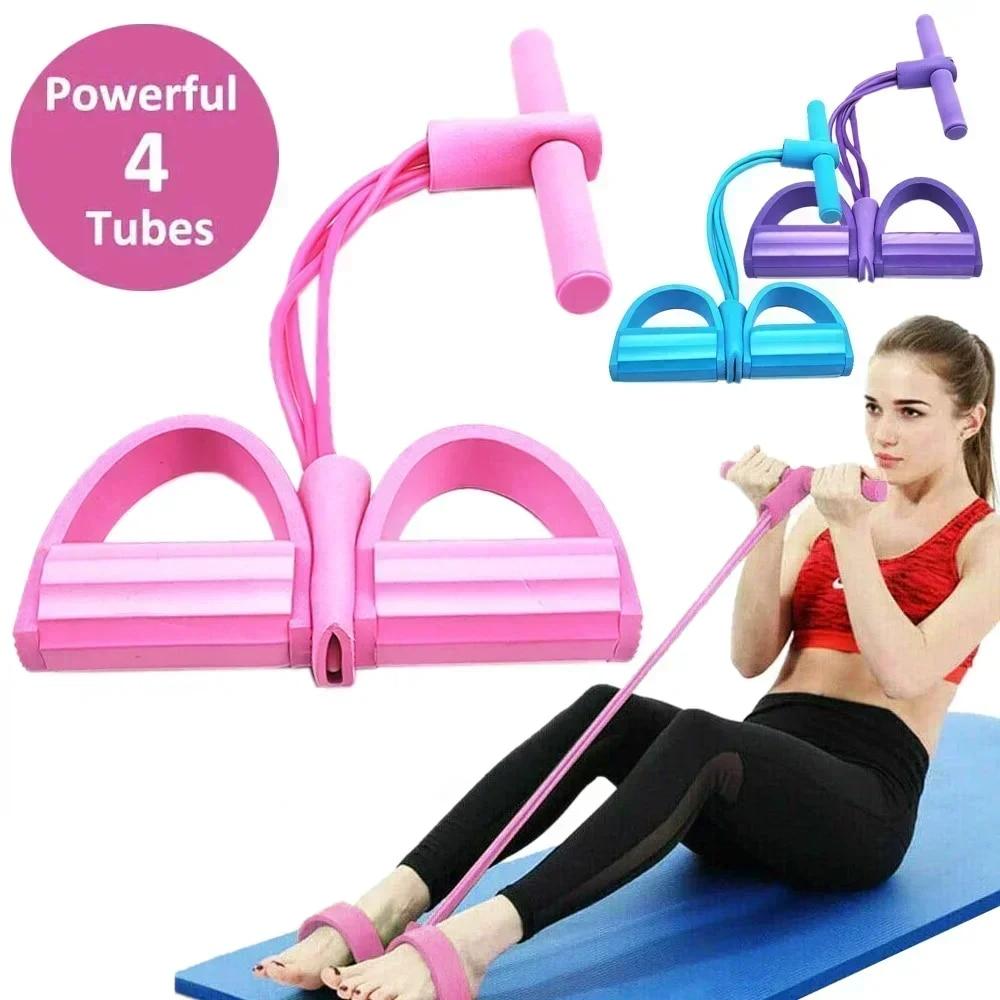 4/6 レベルの抵抗バンド エラスティックバンド 滑り止めハ - Pilates Yoga Home Workout のレビューと価格
